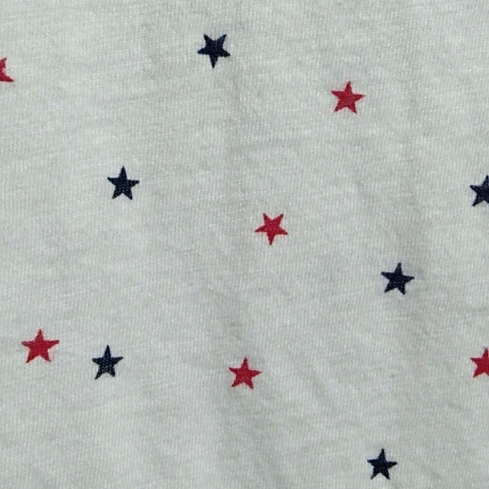 FINAL SALE! Christian Siriano V-Neck Star Print Tee Sz.S Like New - Picture 2 of 7